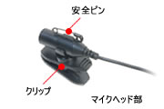 ネジ・ボタン型カモフラージュカメラ　超小型でポリスビデオ対応【SVR-30N】の高感度マイク